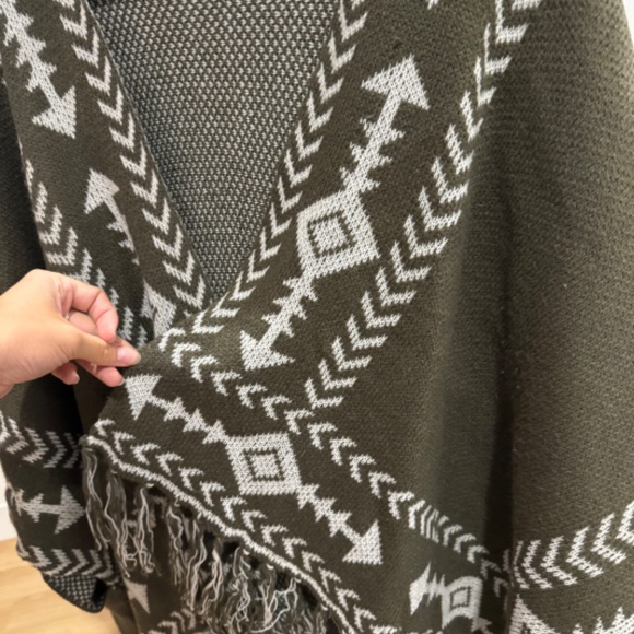 SHEIN dark green/grey cardigan - Picture 3 of 4